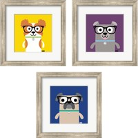 Framed Bow Wow Dogs 3 Piece Framed Art Print Set