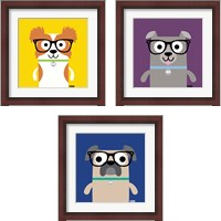 Framed Bow Wow Dogs 3 Piece Framed Art Print Set