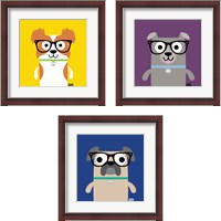 Framed Bow Wow Dogs 3 Piece Framed Art Print Set