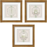 Framed 'Laundry 3 Piece Framed Art Print Set' border=