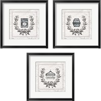 Framed 'Laundry 3 Piece Framed Art Print Set' border=