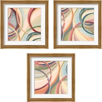Framed Overlapping Rings 3 Piece Framed Art Print Set
