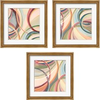 Framed Overlapping Rings 3 Piece Framed Art Print Set