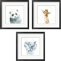 Framed Baby Animals 3 Piece Framed Art Print Set