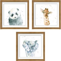 Framed Baby Animals 3 Piece Framed Art Print Set