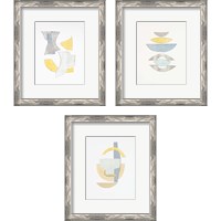 Framed 'Widget 3 Piece Framed Art Print Set' border=