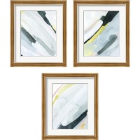 Framed 'Pastel Sunrise 3 Piece Framed Art Print Set' border=