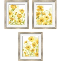 Framed Sunshine Meadow 3 Piece Framed Art Print Set