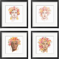 Framed International Woman 4 Piece Framed Art Print Set