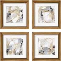 Framed Neutral Singularity 4 Piece Framed Art Print Set