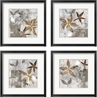 Framed 'Autumn Forest 4 Piece Framed Art Print Set' border=