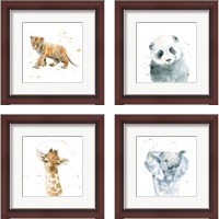 Framed Baby Animals 4 Piece Framed Art Print Set