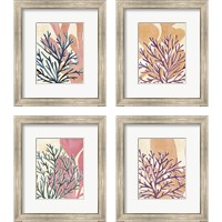 Framed Chromatic Sea Tangle 4 Piece Framed Art Print Set