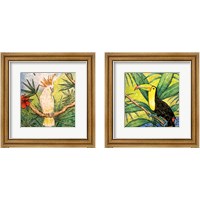 Framed Tropical Bird 2 Piece Framed Art Print Set