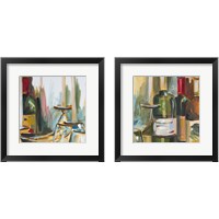 Framed 'Wine Room 2 Piece Framed Art Print Set' border=