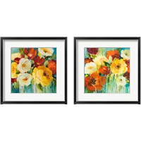 Framed 'Flower Power 2 Piece Framed Art Print Set' border=