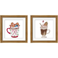 Framed Gingerbread and a Mug Full of Cocoa 2 Piece Framed Art Print Set
