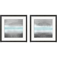 Framed Foggy Loon Lake 2 Piece Framed Art Print Set
