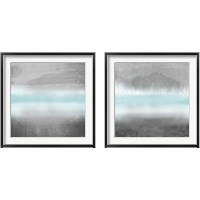 Framed Foggy Loon Lake 2 Piece Framed Art Print Set