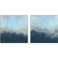 Framed Ocean Fog 2 Piece Art Print Set