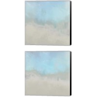 Framed 'Misty Fog 2 Piece Canvas Print Set' border=