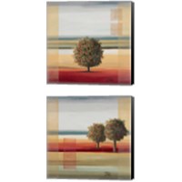 Framed 'Apple Tree 2 Piece Canvas Print Set' border=