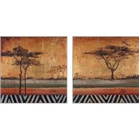 Framed 'African Dream 2 Piece Art Print Set' border=