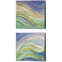 Framed 'Sea 2 Piece Canvas Print Set' border=