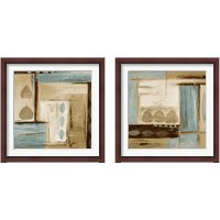 Framed Fall Abstract 2 Piece Framed Art Print Set