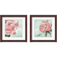 Framed Pink Peonies 2 Piece Framed Art Print Set