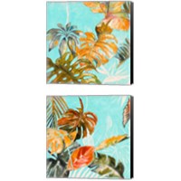 Framed Palma Selvas on Blue 2 Piece Canvas Print Set