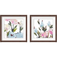 Framed 'Blossoms  2 Piece Framed Art Print Set' border=