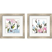 Framed 'Blossoms  2 Piece Framed Art Print Set' border=