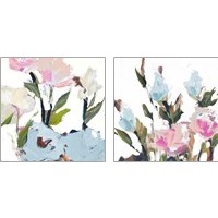 Framed Blossoms  2 Piece Art Print Set
