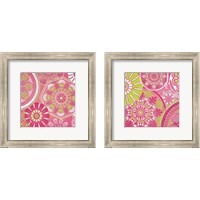 Framed Pink Bubblegum 2 Piece Framed Art Print Set