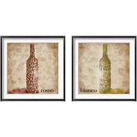 Framed 'Type of Wine 2 Piece Framed Art Print Set' border=