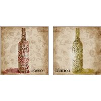 Framed 'Type of Wine 2 Piece Art Print Set' border=