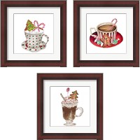 Framed 'Gingerbread and a Mug Full of Cocoa 3 Piece Framed Art Print Set' border=
