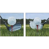 Framed Tee Off 2 Piece Art Print Set