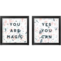 Framed Terrazzo Inspiration 2 Piece Framed Art Print Set