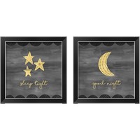 Framed 'Good Night Sleep Tight 2 Piece Framed Art Print Set' border=