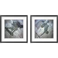 Framed 'Skater  2 Piece Framed Art Print Set' border=