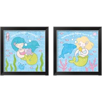 Framed Magical Mermaid 2 Piece Framed Art Print Set