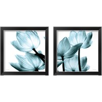 Framed 'Translucent Tulips 2 Piece Framed Art Print Set' border=