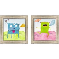 Framed Alien Friend  2 Piece Framed Art Print Set