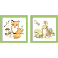 Framed Baby Woodland 2 Piece Framed Art Print Set