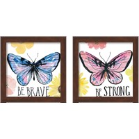 Framed Beautiful Butterfly 2 Piece Framed Art Print Set