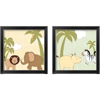 Framed Baby Jungle 2 Piece Framed Art Print Set