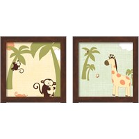 Framed Baby Jungle 2 Piece Framed Art Print Set