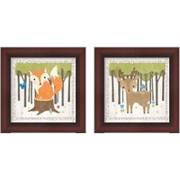 Framed 'Woodland Hideaway 2 Piece Framed Art Print Set' border=